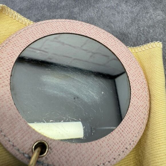 Louis Vuitton Monogram LV Mirror Bag Charm Key Holder Rose Ballerine - Picture 7 of 10
